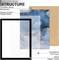 8x11 Picture Frame Set of 3, Black Frame for 8 x 11 Inch Picture Poster Photo, Light Weight and High Transparent 8 by 11 Frame for Wall - 3 Pack/Black/8"x11"